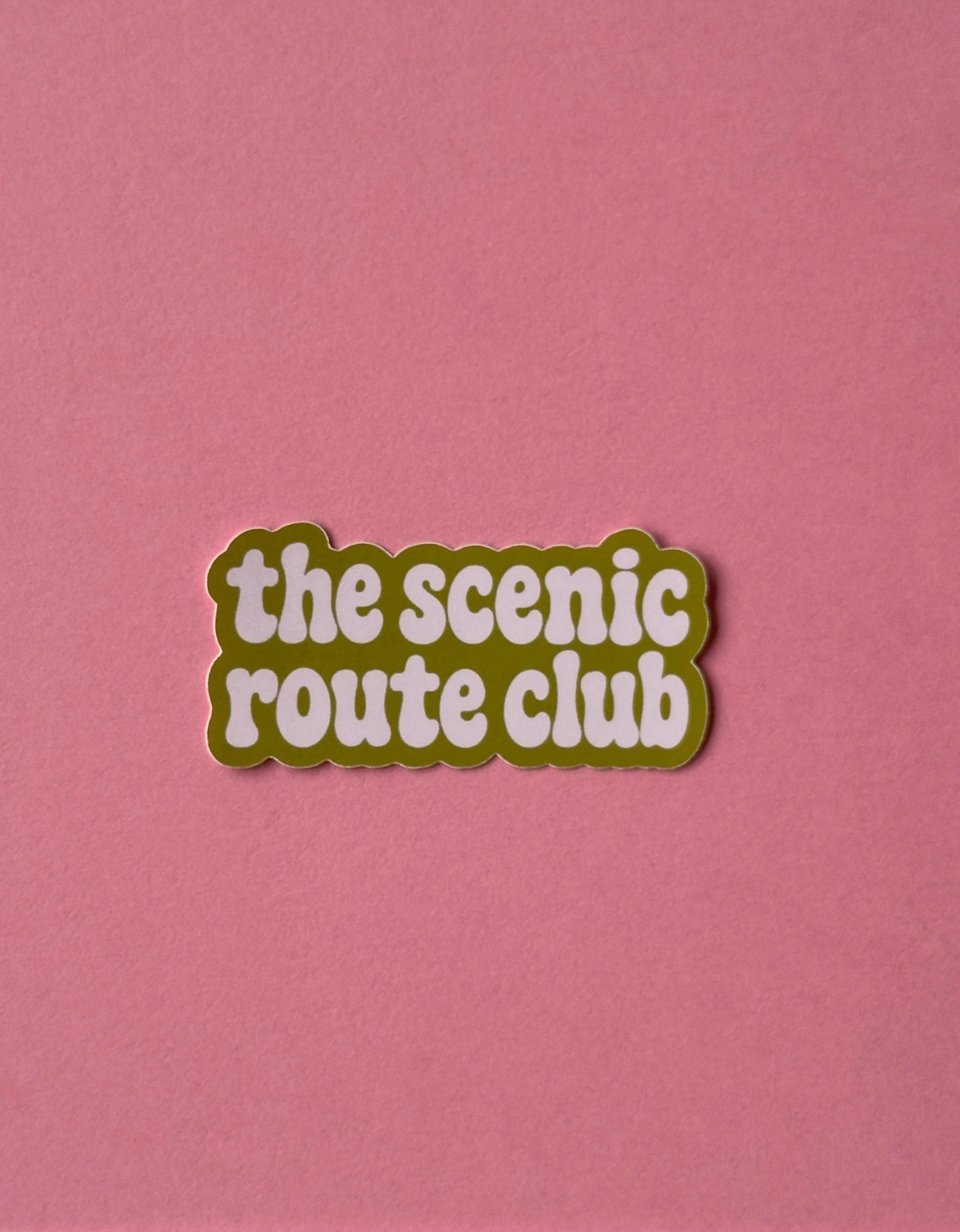 The Scenic Route Club Sticker