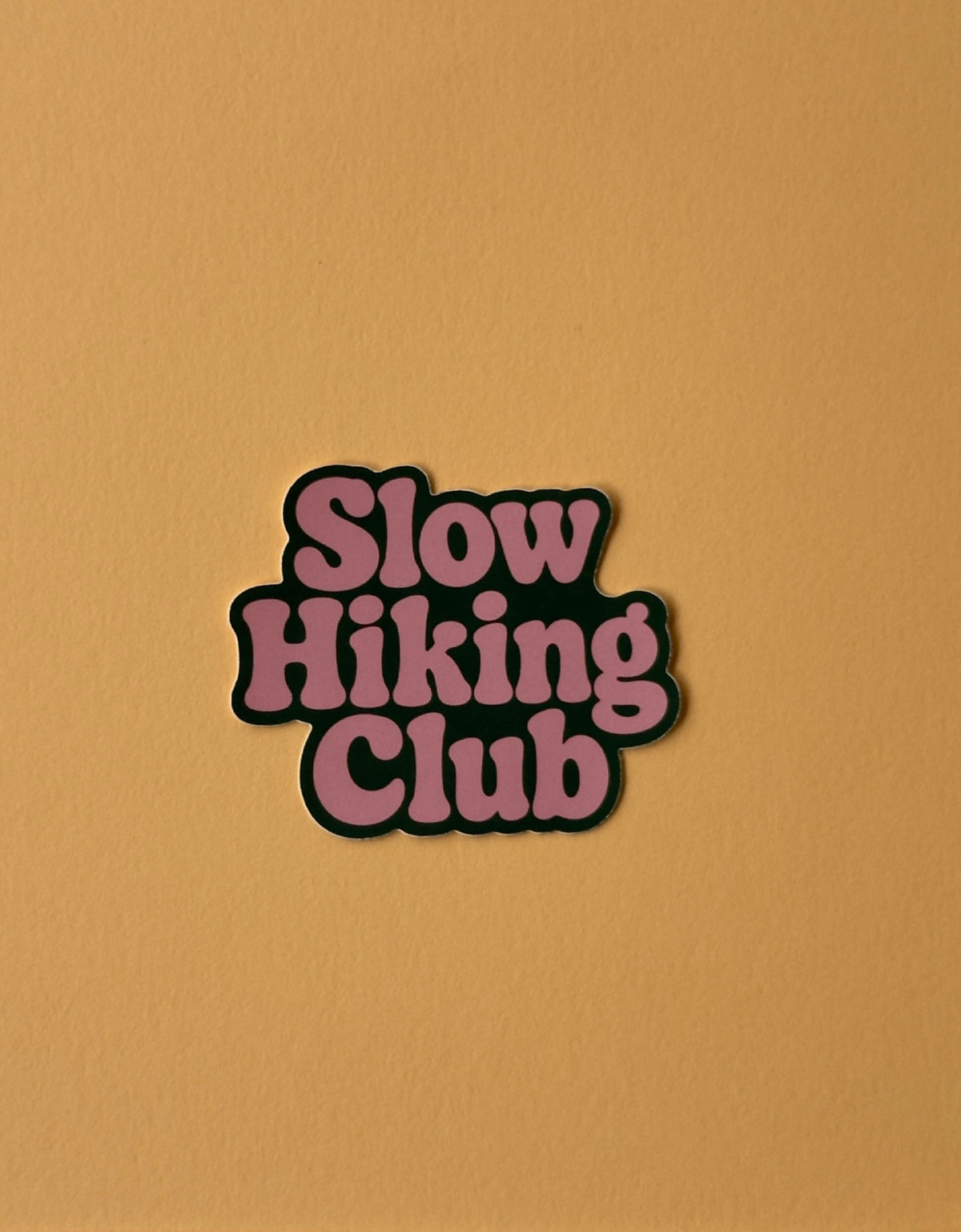 Slow Hiking Club Sticker
