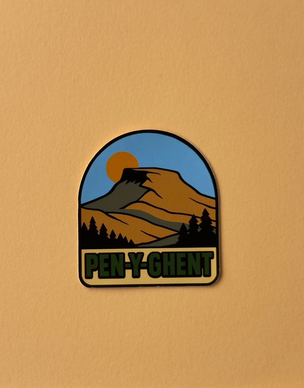 Pen-Y-Ghent Climbing Badge Achievement Sticker
