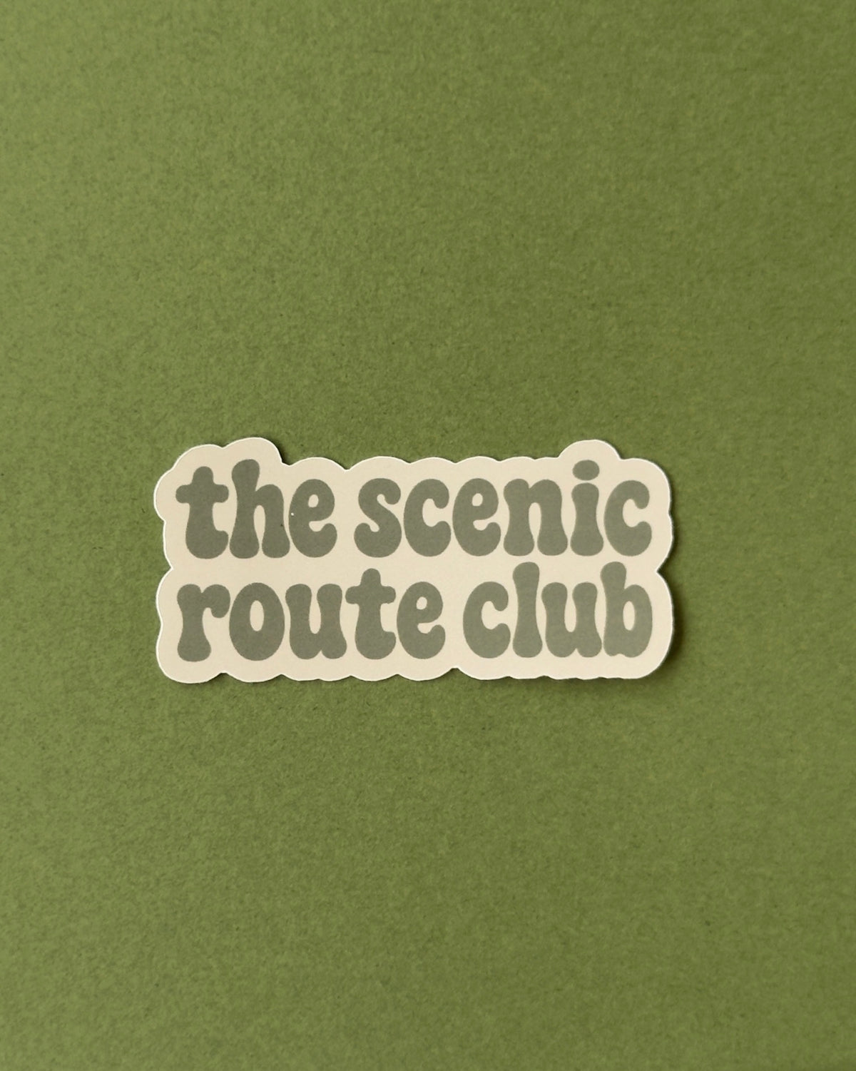 The Scenic Route Club Sticker