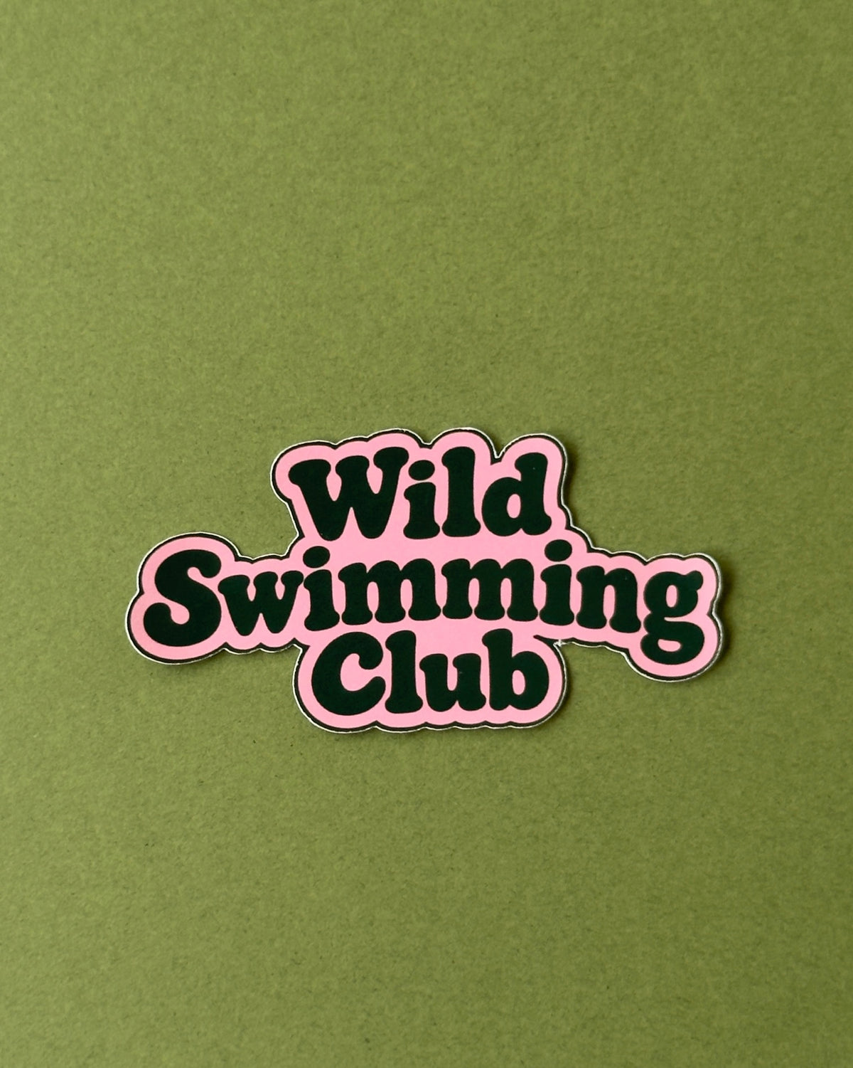 Wild Swimming Club Sticker