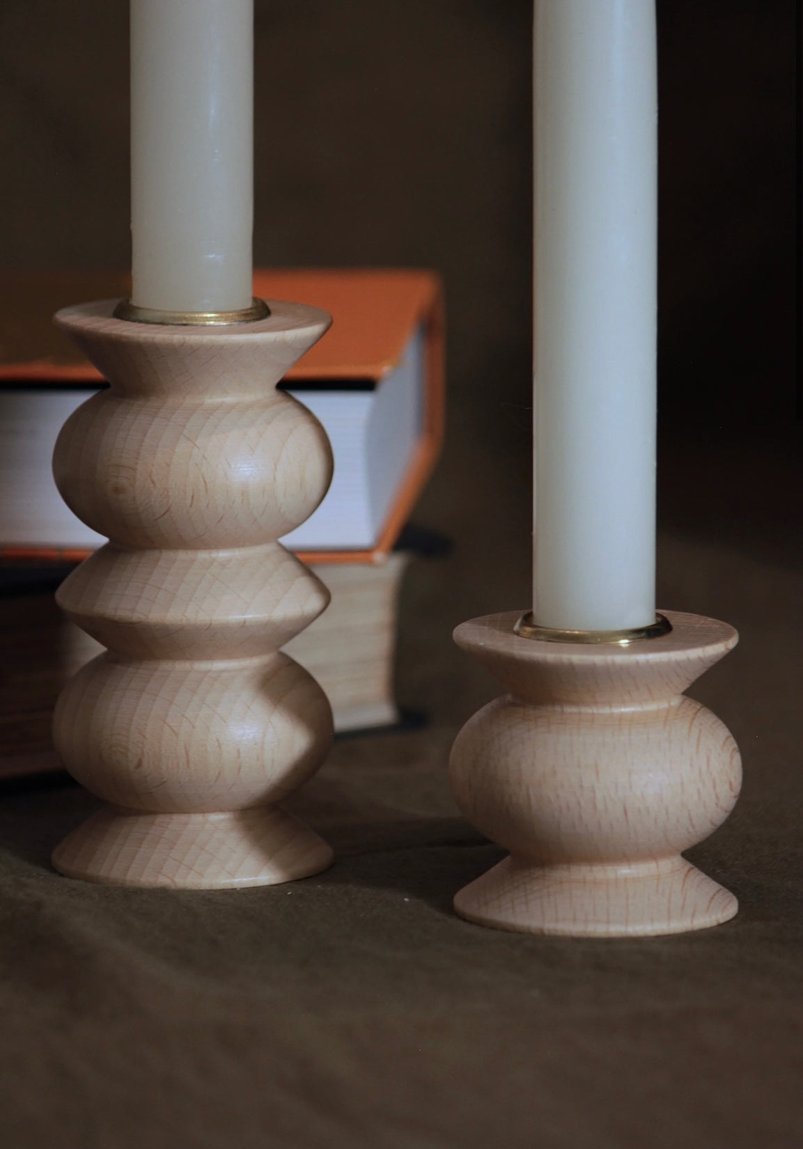 Wooden Candle Holder