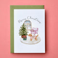 Cockapoo Dog Christmas Card