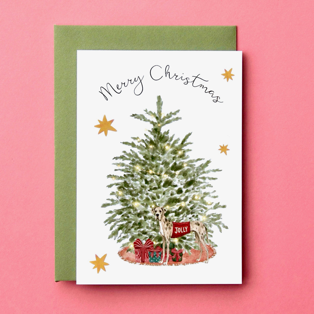 Great Dane Christmas Card
