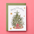 Whippet Dog Christmas Card