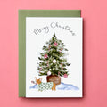 Corgi Christmas Card