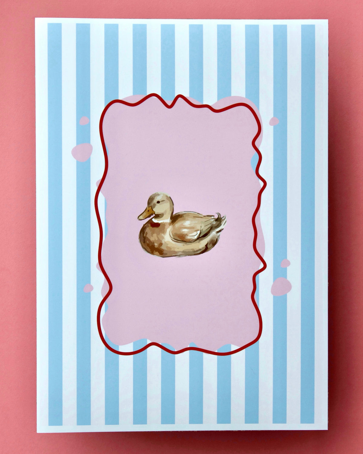 Duck & Stripes Print