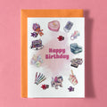 90s Baby Nostalgia Bedazzled Birthday Card