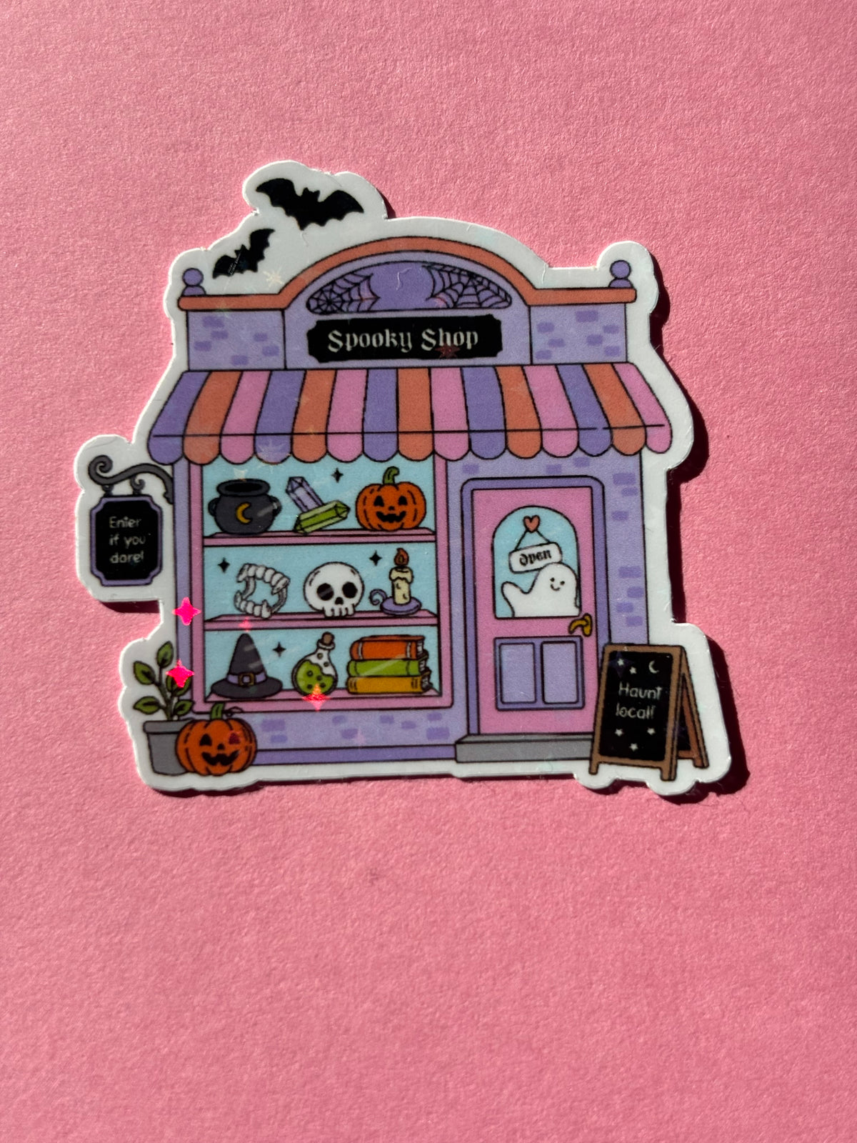The Spooky Girl Sparkly Sticker Range