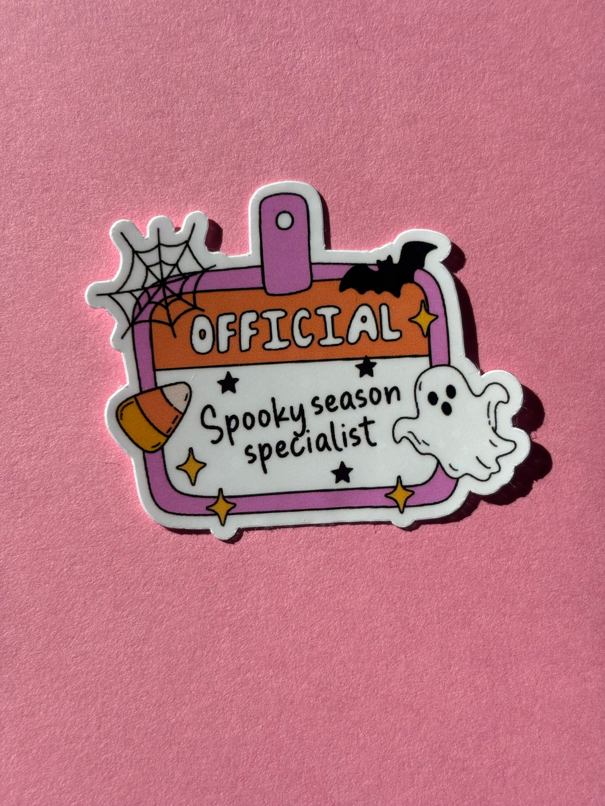 The Spooky Girl Sparkly Sticker Range