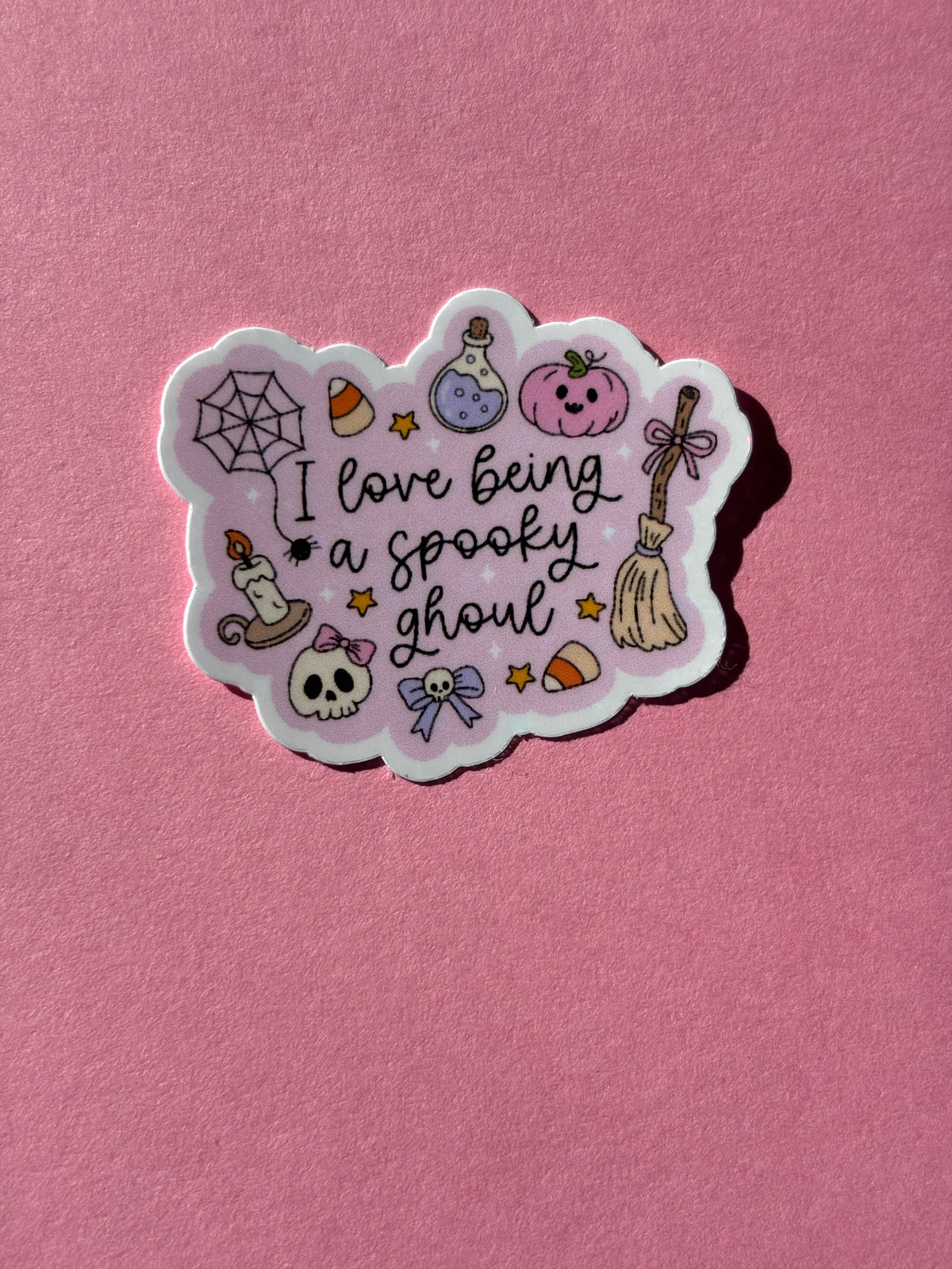The Spooky Girl Sparkly Sticker Range
