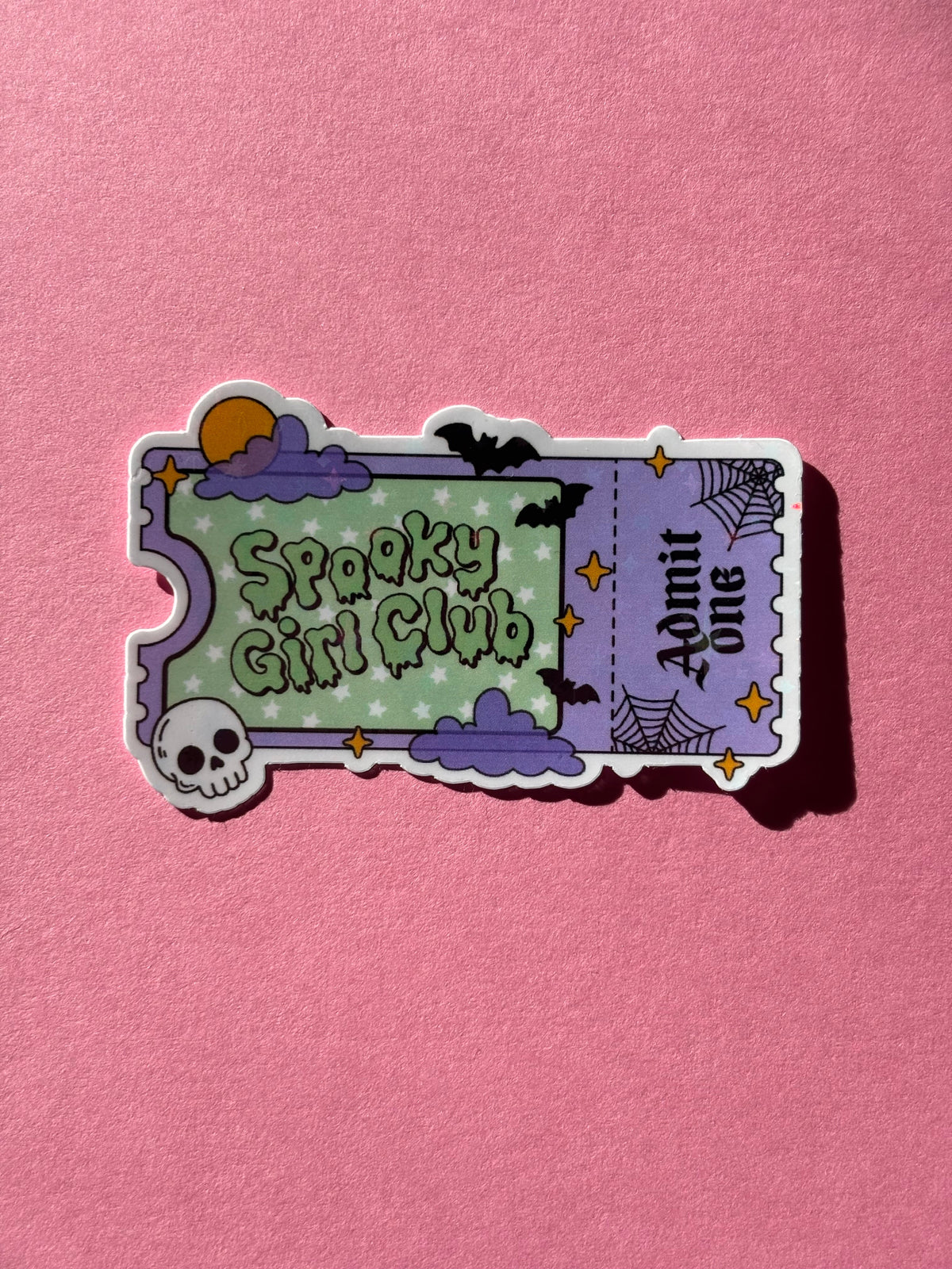 The Spooky Girl Sparkly Sticker Range