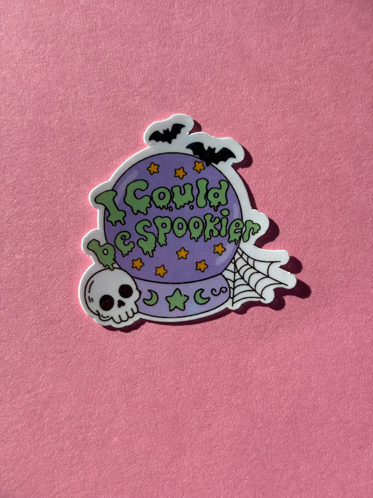The Spooky Girl Sparkly Sticker Range