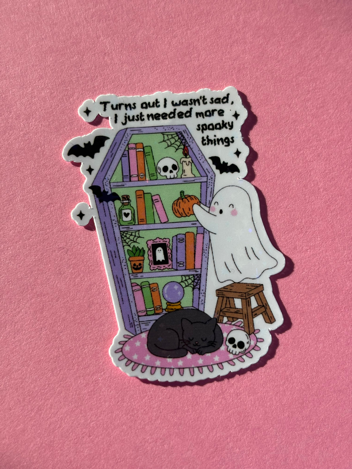 The Spooky Girl Sparkly Sticker Range