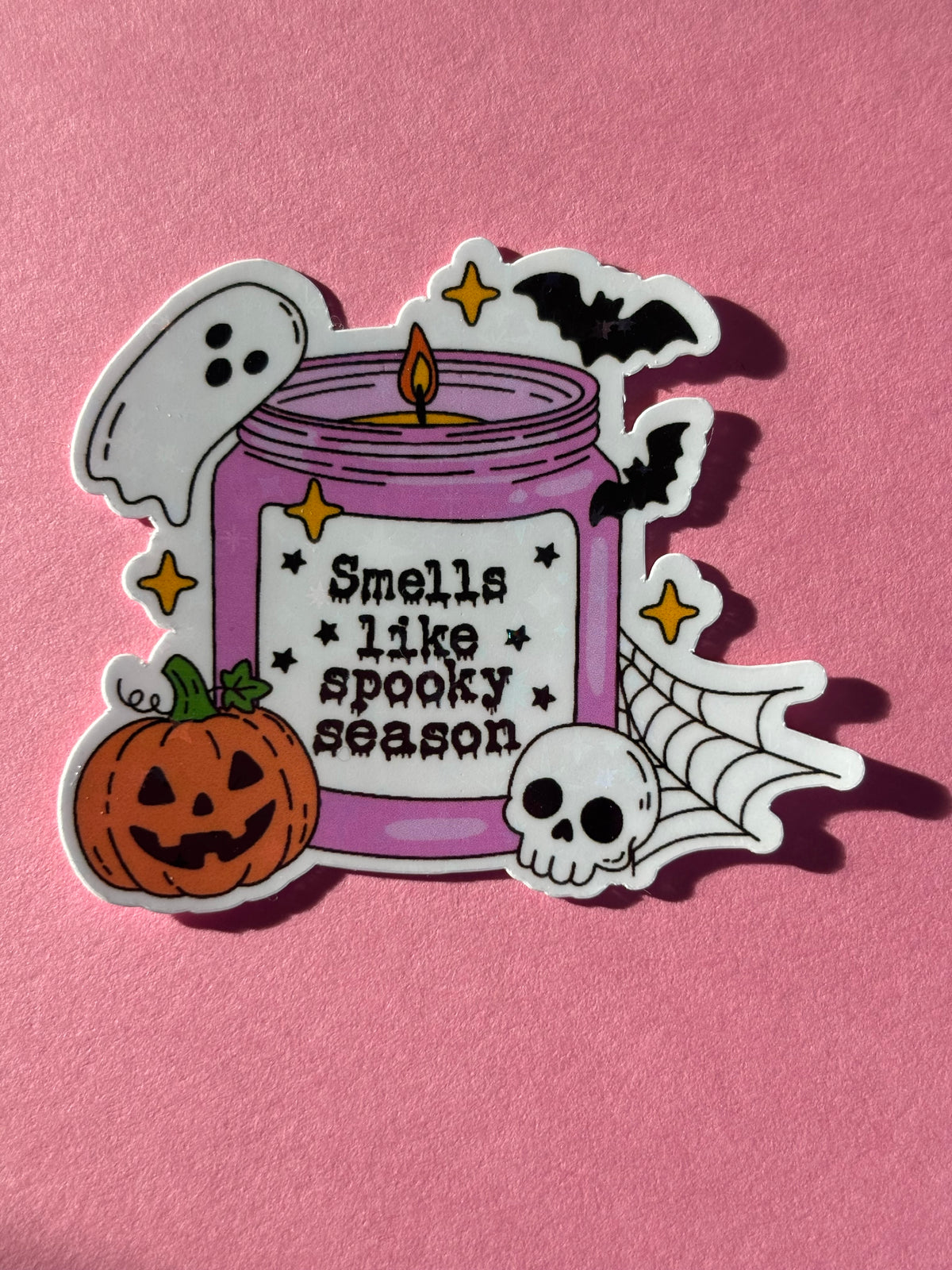 The Spooky Girl Sparkly Sticker Range